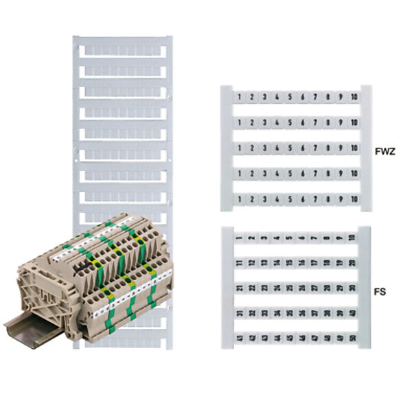Weidmüller Klemmenmarkierer dekafix ws DEK 6 FWZ L1-PE